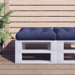 Perna de paleti, bleumarin, 58x58x10 cm, tesatura Oxford GartenMobel Dekor