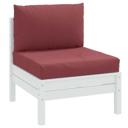 Perne de paleti, 2 buc., melanj rosu vin, material textil GartenMobel Dekor