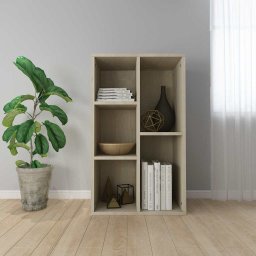 Biblioteca/Dulap, stejar sonoma, 50x25x80 cm, lemn prelucrat GartenMobel Dekor