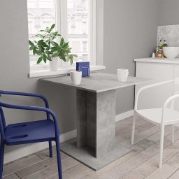 Masa de bucatarie, gri beton, 80x80x75 cm, lemn prelucrat GartenMobel Dekor