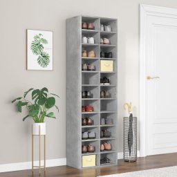 Pantofar, gri beton, 54x34x183 cm, PAL GartenMobel Dekor