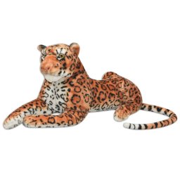 Leopard de jucarie din plus maro XXL GartenMobel Dekor