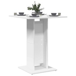 Masa de bistro, alb, 60 x 60 x 75 cm, lemn prelucrat GartenMobel Dekor