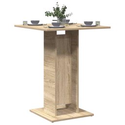 Masa de bistro, stejar sonoma, 60x60x75 cm, lemn prelucrat GartenMobel Dekor
