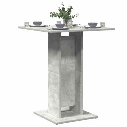 Masa de bistro, gri beton, 60 x 60 x 75 cm, lemn prelucrat GartenMobel Dekor