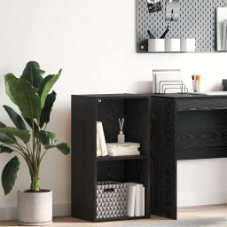 Biblioteca Stejar negru 40 x 30 x 77 cm Lemn compozit GartenMobel Dekor