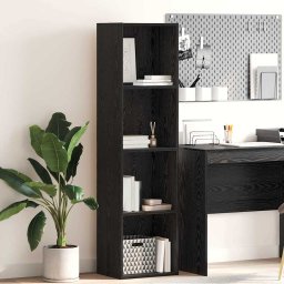 Biblioteca Stejar negru 40 x 30 x 152 cm Lemn compozit GartenMobel Dekor