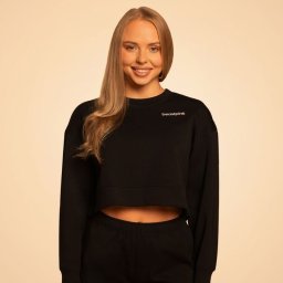 BeastPink Hanorac pentru femei Grace Black XL