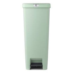 Cos cu pedala Brabantia StepUp 1005558, 40 L, Materiale ecologice, Deschidere mare, Verde deschis
