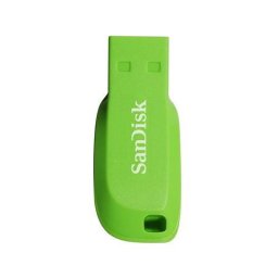 Memorie USB SanDisk Cruzer Blade - USB 2.0, 32 GB, Verde