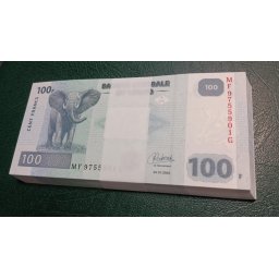 Congo Democratic 2022 - 100 francs, UNC (100 bucati)