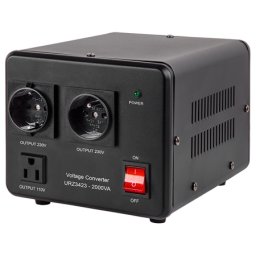 Convertor de tensiune URZ3423, 2000 VA, 1600 W, 115/230 V, unda sinusoidala, prize multiple
