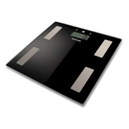 Cantar Salter 9150 BK3R Black Glass Analyser Bathroom Scales