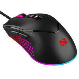 Mouse Azazinator Wireless, 2400 DPI, Negru/RGB