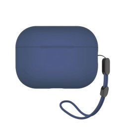 Husa pentru AirPods Pro 2 - Blueo Liquid Silicone - Navy Blue