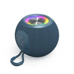Boxa portabila Ball Shape 3,0, Bluetooth 5.3, TWS, AUX, Albastru