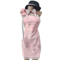 Set dezgătit mireasa 4 piese, mode roz Personalizat cu nume miri și dată - ODIS508001