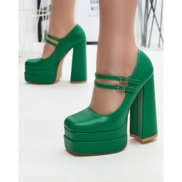 Resti Green women's high stiletto pumps Edisa - Footwear