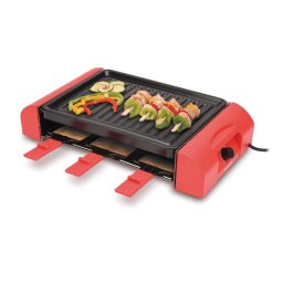 THRG96,Rosu, 1000W ,Racleta 2 in 1 + functie grill,Termostat reglabil până la 210 210 ° C