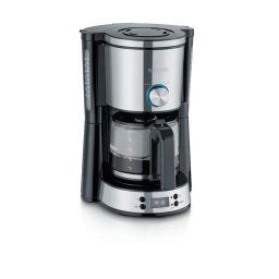 Cafetiera KA 4826, 1000 W, 1,4 l, 10 cesti, Argintiu