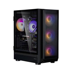 Carcasa Zalman i6 Black, RGB fan x4 T/G