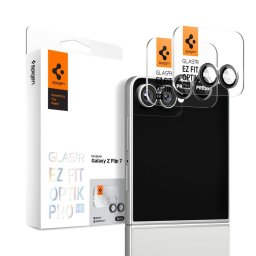 Husa Protecție cameră din sticlă GLAS.tR EZ Fit Optik Pro pentru Samsung Galaxy Z Flip 7 – negru (2 buc.)