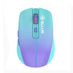 Mouse Silent Click TLL491331 – Mouse wireless 2.4 GHz, optic, click silențios, 1600 DPI, albastru