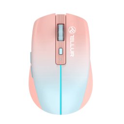 Mouse Silent Click TLL491341 – Mouse wireless 2.4 GHz, optic 1600 DPI, click silențios, portocaliu
