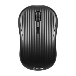 Mouse Ridge TLL491351 – Mouse wireless dual-mode (2.4 GHz + Bluetooth), optic 1600 DPI, Negru