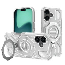 Husa Husa pentru iPhone 17 - Techsuit Carbon Shield PRO - White Transparent