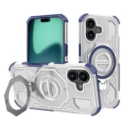 Husa Husa pentru iPhone 17 - Techsuit Carbon Shield PRO - Blue Transparent
