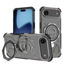 Husa Husa pentru iPhone 17 Air - Techsuit Carbon Shield PRO - Smoke Black