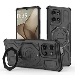 Husa Husa pentru Motorola Edge 50 - Techsuit Carbon Shield PRO - Black