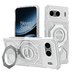 Husa Husa pentru OnePlus Nord 4 - Techsuit Carbon Shield PRO - White Transparent