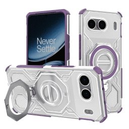 Husa Husa pentru OnePlus Nord 4 - Techsuit Carbon Shield PRO - Purple Transparent