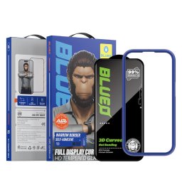Folie pentru iPhone 16 Pro - 3D AR Full Glue Glass - Black