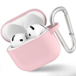 Husa pentru AirPods 1 - Blueo Liquid Silicone - Sand Pink