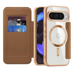 Husa Husa pentru Google Pixel 10 / 10 Pro - Techsuit SmartMag Book Case - Brown