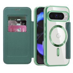 Husa Husa pentru Google Pixel 10 / 10 Pro - Techsuit SmartMag Book Case - Green