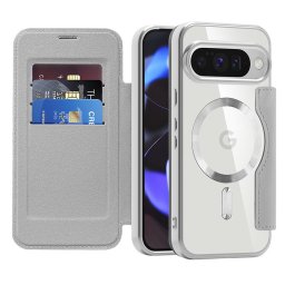 Husa Husa pentru Google Pixel 10 / 10 Pro - Techsuit SmartMag Book Case - Gray