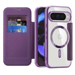 Husa Husa pentru Google Pixel 10 / 10 Pro - Techsuit SmartMag Book Case - Purple