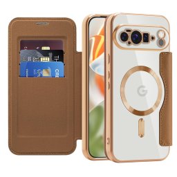 Husa Husa pentru Google Pixel 10 Pro XL - Techsuit SmartMag Book Case - Brown