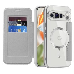 Husa Husa pentru Google Pixel 10 Pro XL - Techsuit SmartMag Book Case - Gray