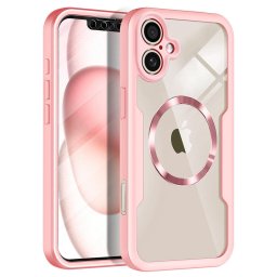 Husa Husa pentru iPhone 17 + Folie - Techsuit ColorVerse 360 MagSafe Series - Pink