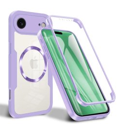 Husa Husa pentru iPhone 17 Air + Folie - Techsuit ColorVerse 360 MagSafe Series - Purple