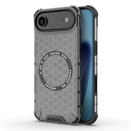 Husa Husa transparenta pentru iPhone 17 Air - Techsuit HoneyComb Shield MagSafe - Black