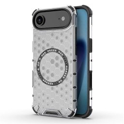 Husa Husa transparenta pentru iPhone 17 Air - Techsuit HoneyComb Shield MagSafe - White