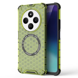 Husa Husa transparenta pentru Xiaomi Redmi 14C / Poco C75 - Techsuit HoneyComb Shield MagSafe - Lime Green
