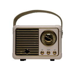 Boxa portabila BTP-203, Bluetooth 5.0, AUX, Bej