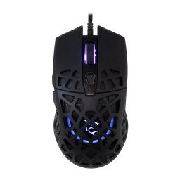 Mouse GM-5018 Caradoc – Mouse gaming cu fir USB, optic 7200 DPI, 7 butoane + scroll, iluminare RGB, negru